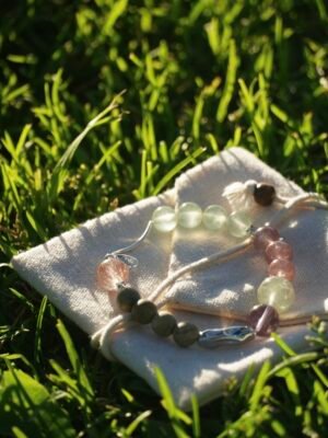 Green Fluorite Bracelet for Growth